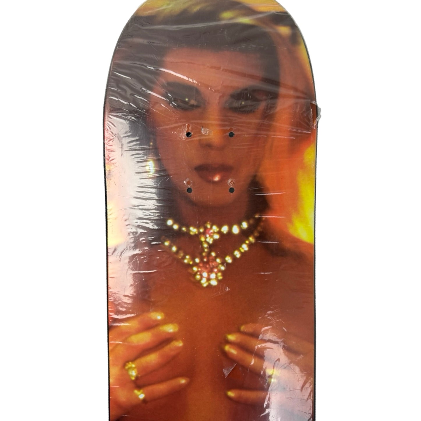 SS18 Supreme Nan Goldin Kim In Rhinestones Skate Deck