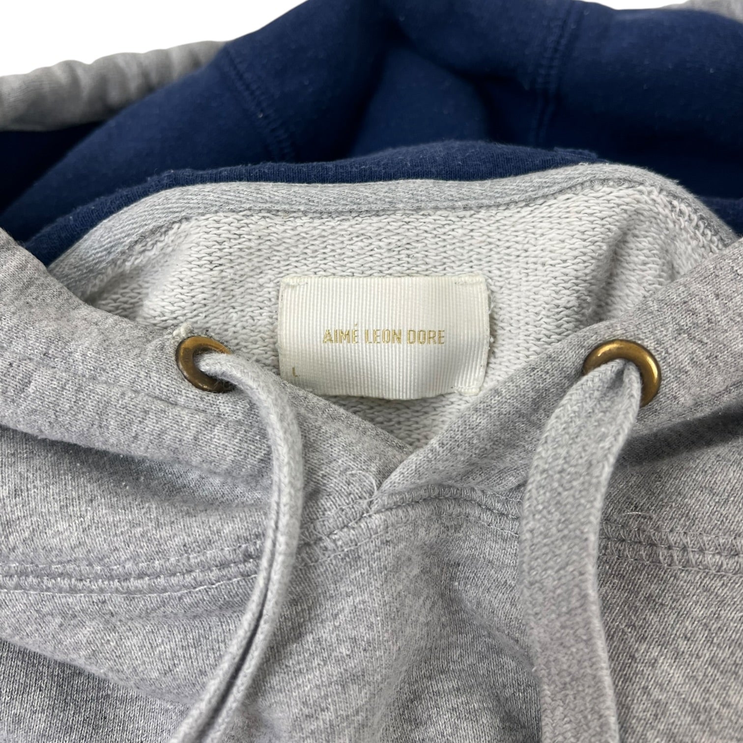 Aimé Leon Dore 20oz Terry Collegiate Hoodie Heather Grey