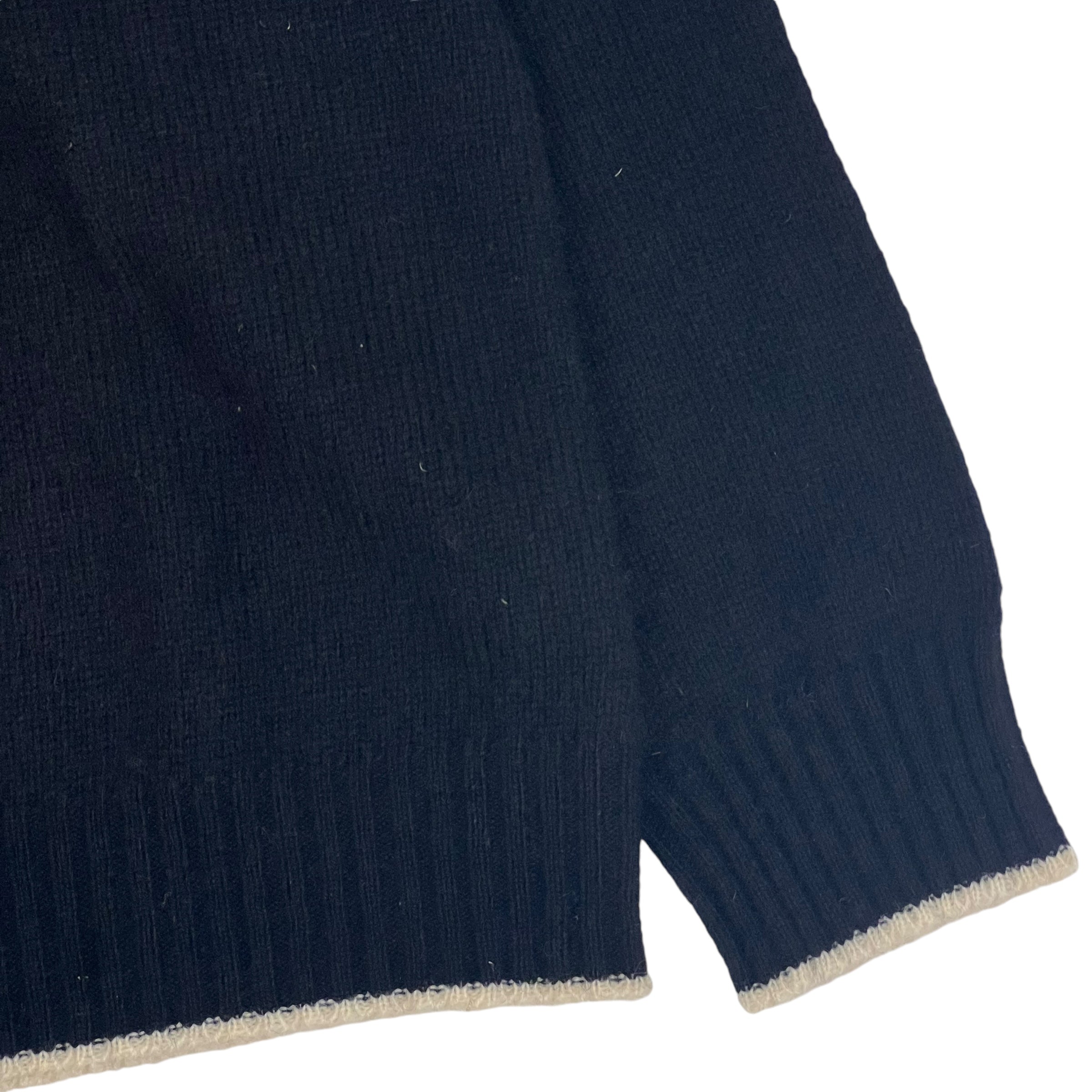 Vintage GAP Knit Quarter-Zip Black