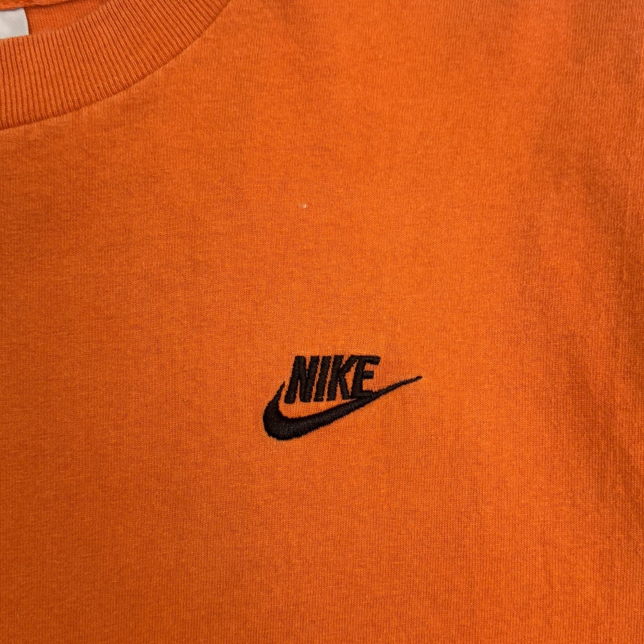 Vintage Nike Pocket Swoosh & Spellout T-Shirt Orange