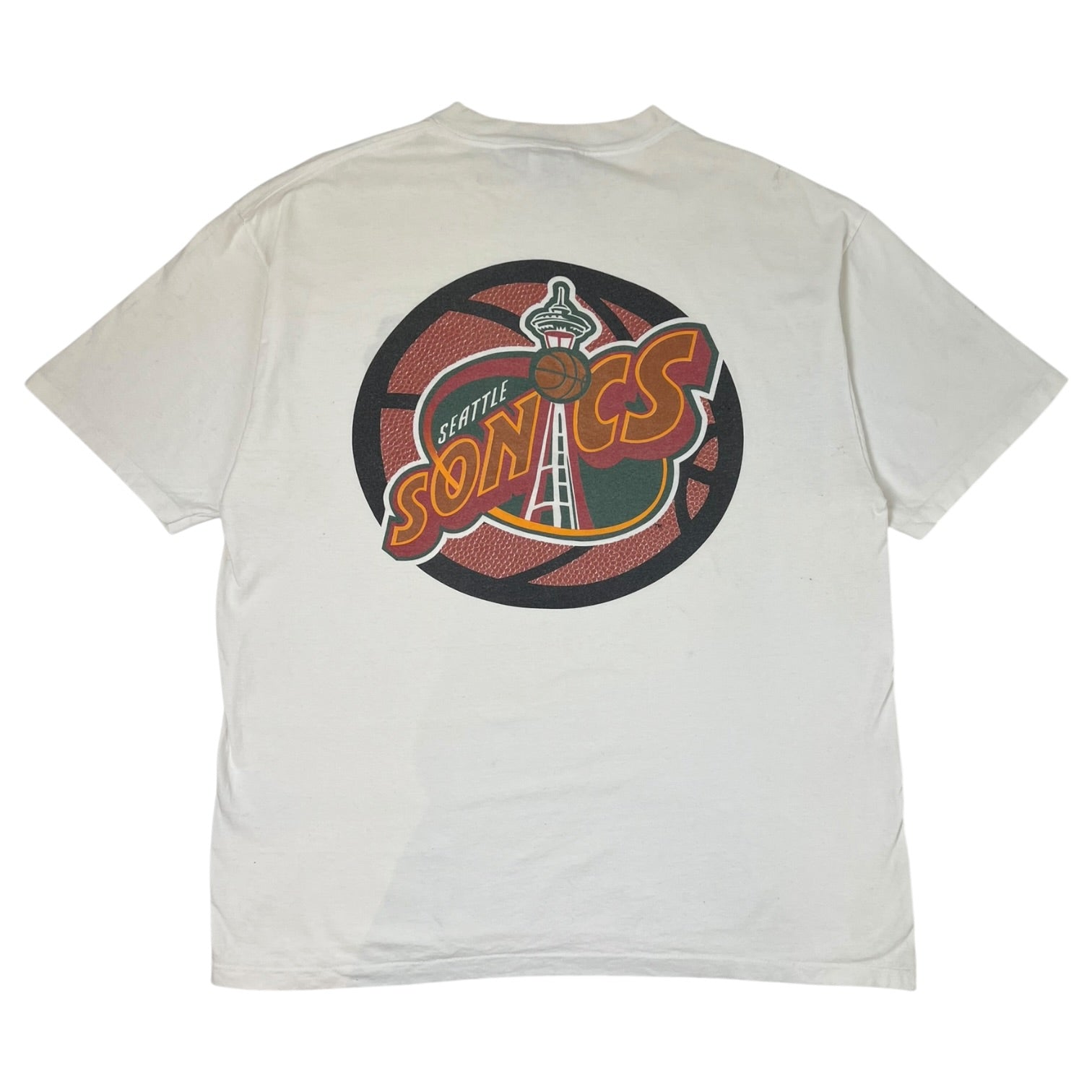 Vintage 90’s Seattle Supersonics T-Shirt White