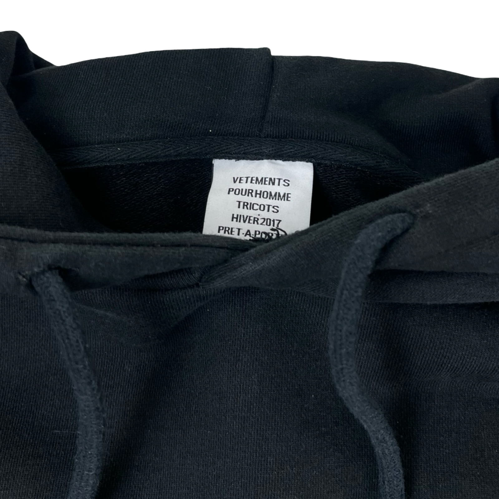 Vetements x Vitkac Collaboration Hoodie Black