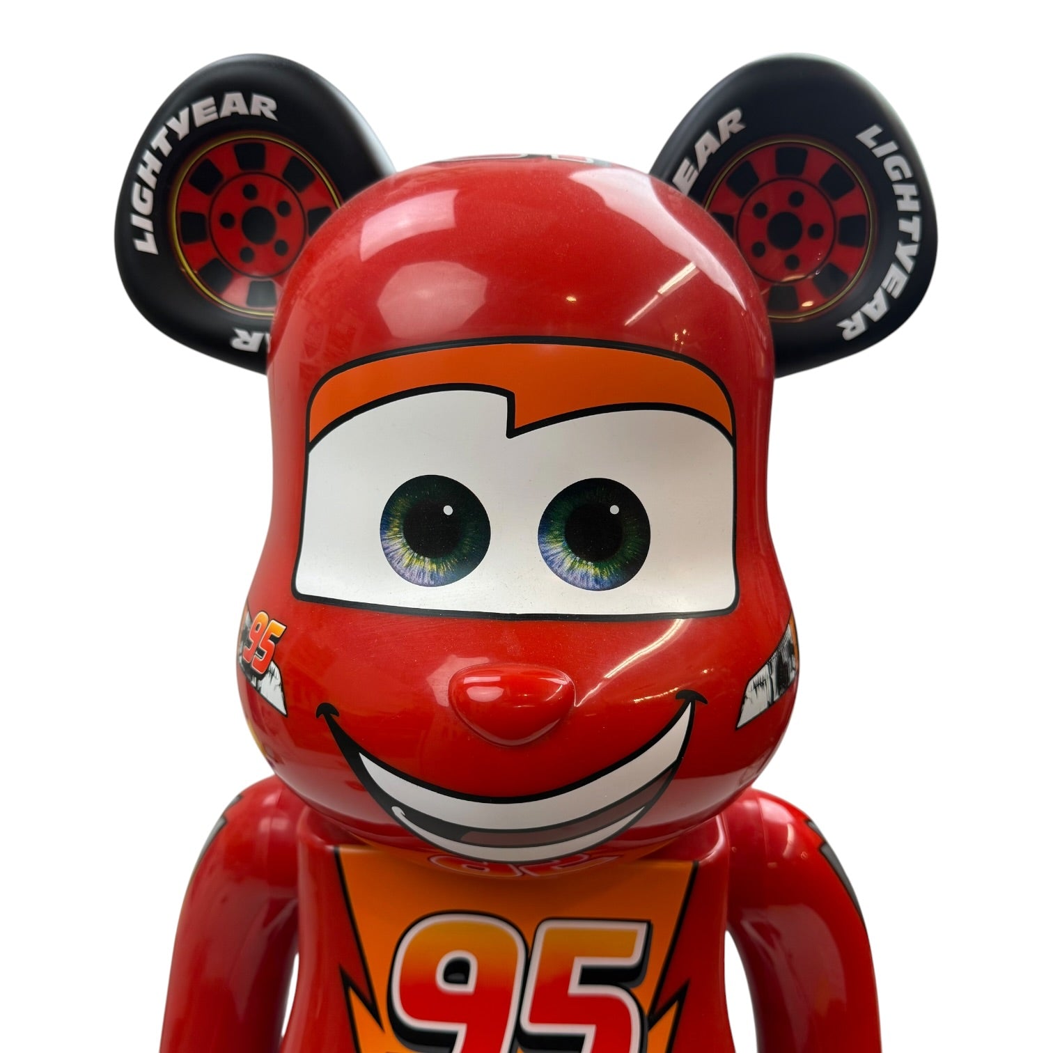 Bearbrick x Disney Pixar Lightning McQueen 1000%
