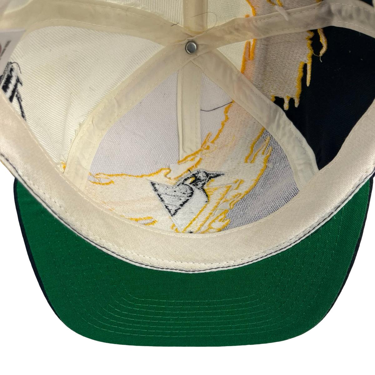 Vintage Pittsburgh Penguins Splash Logo Athletic Hat
