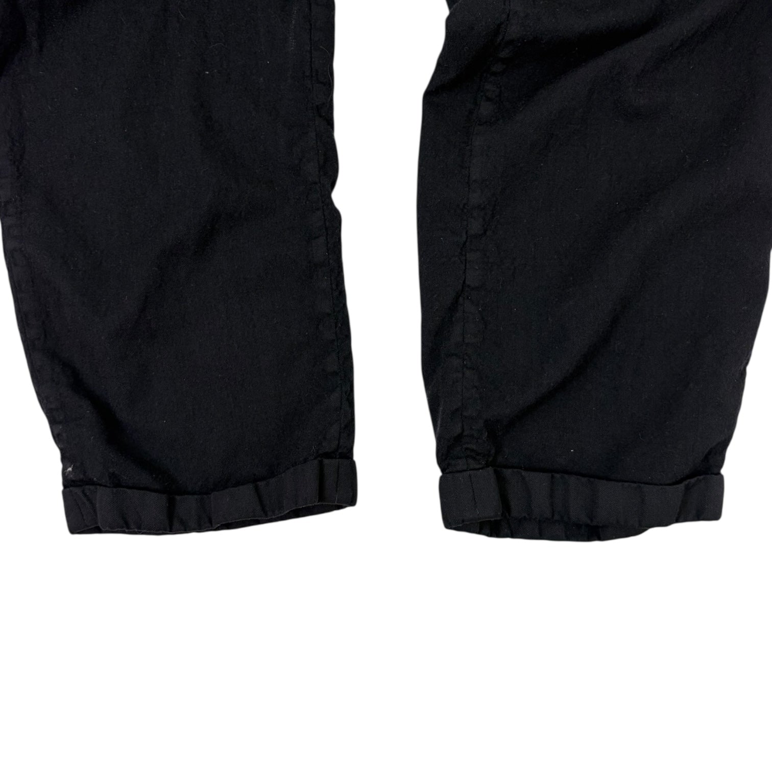 Vintage Yves Saint Laurent Pleated Trousers Black