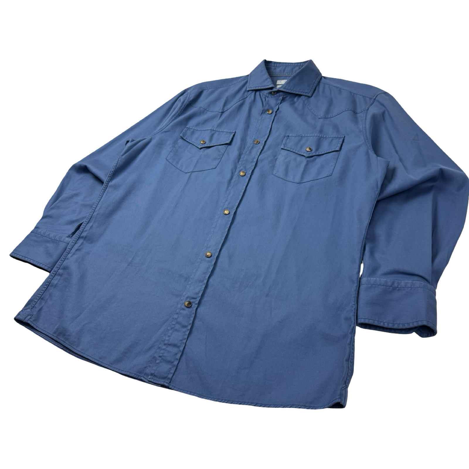 Brunello Cucinelli Button-Up Shirt Blue