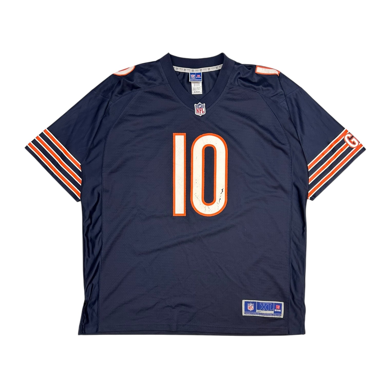 Vintage Pro Line Chicago Bears Mitch Trubisky Home Jersey Navy/Orange