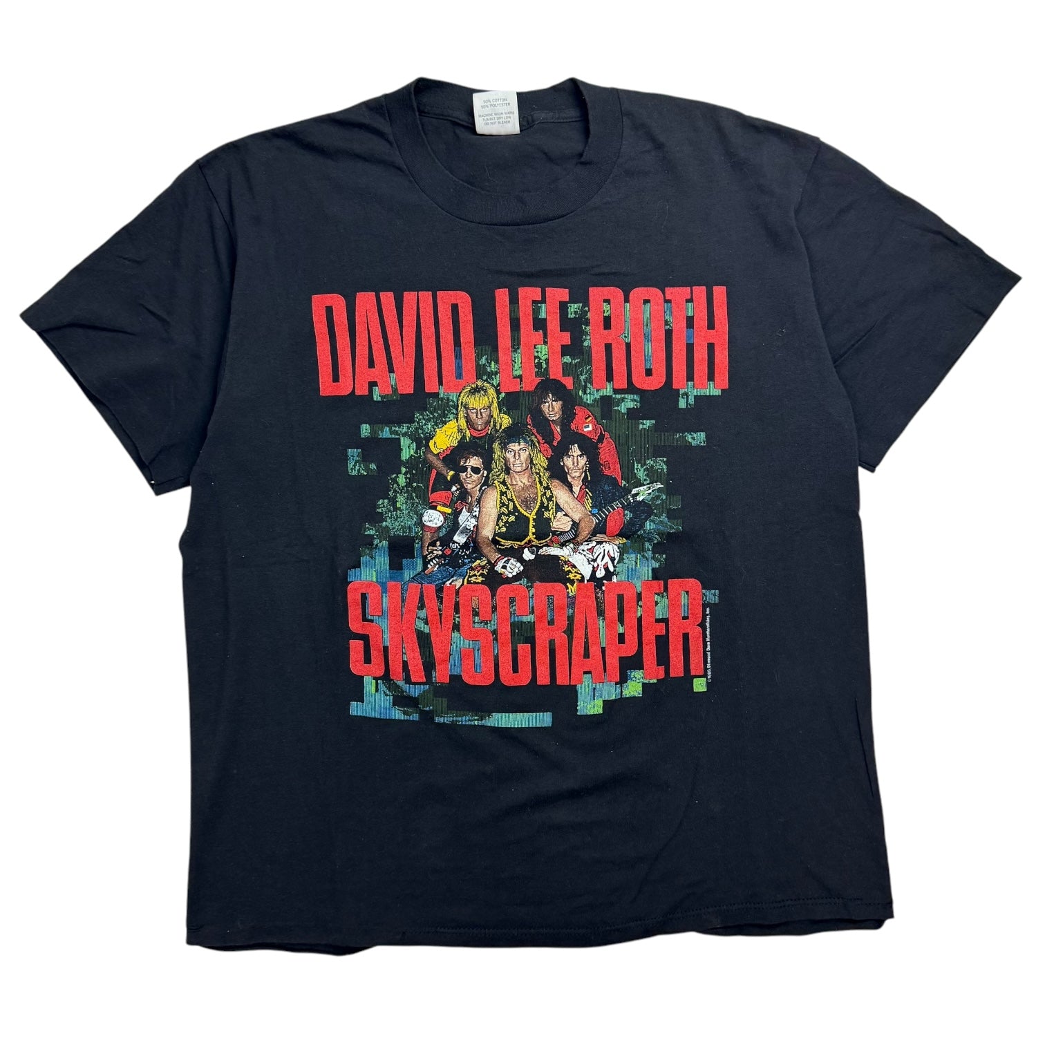 1988 David Lee Roth Skyscraper Tee Black