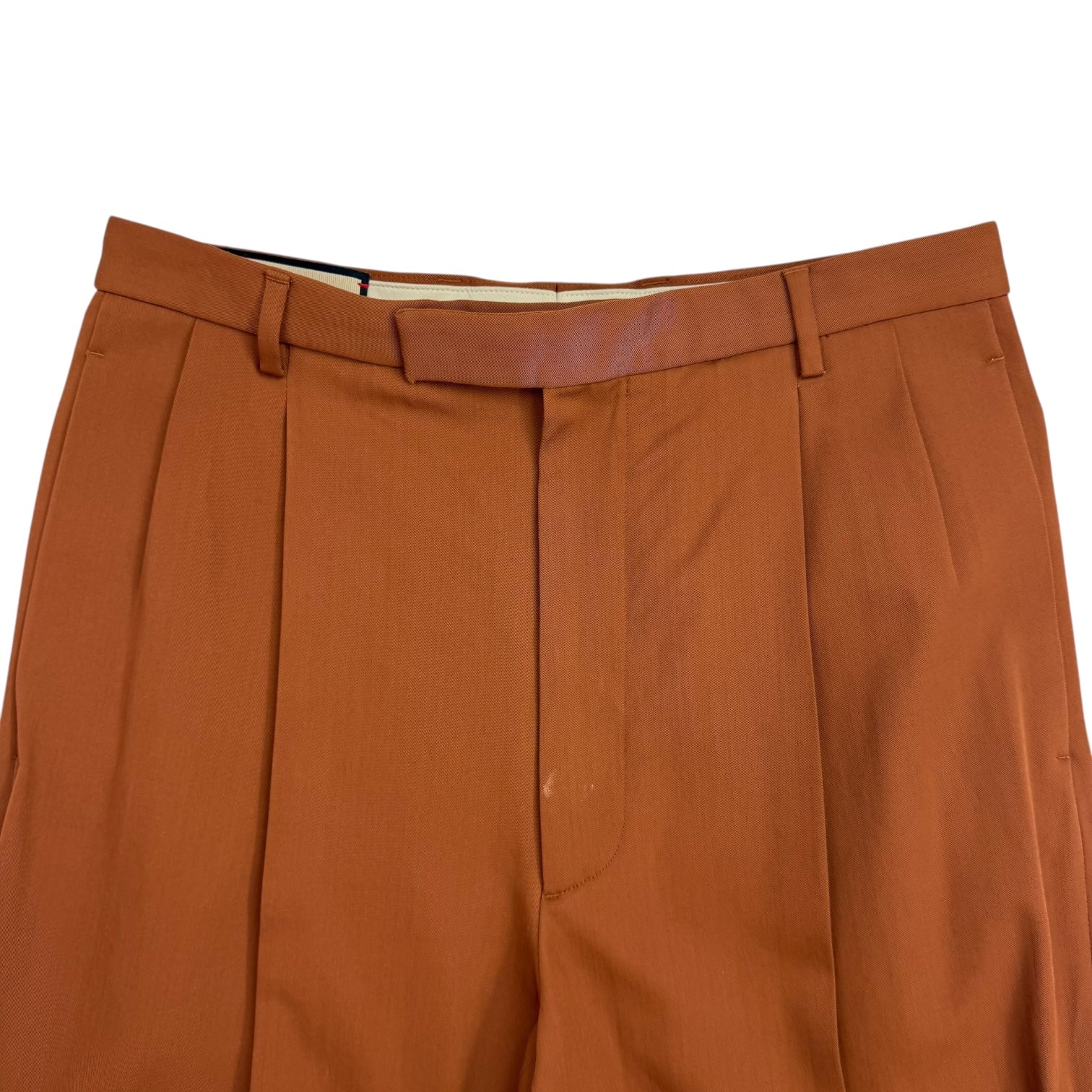Gucci Pleated Trousers Brown