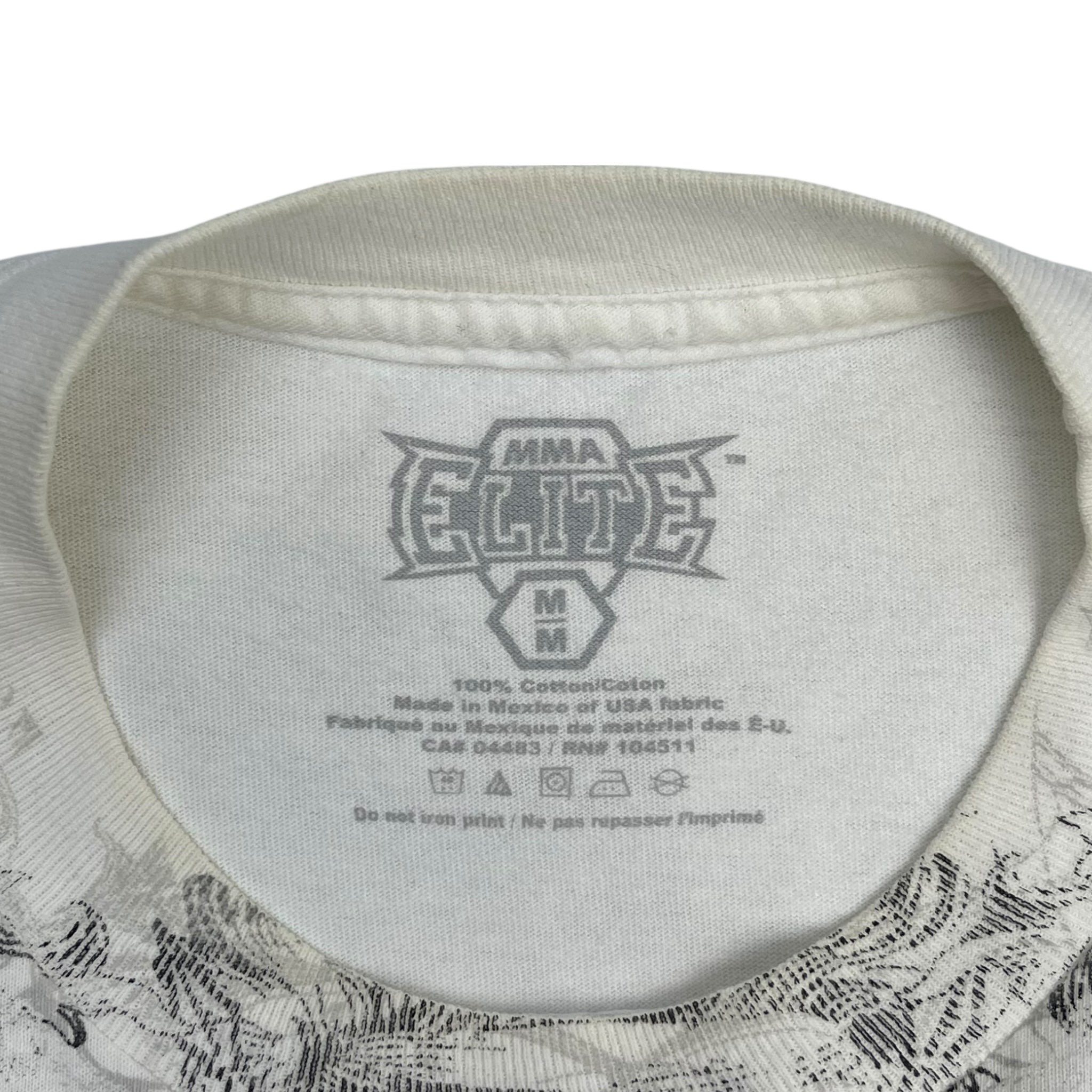 Y2K MMA Elite Cyber Emo T-Shirt White