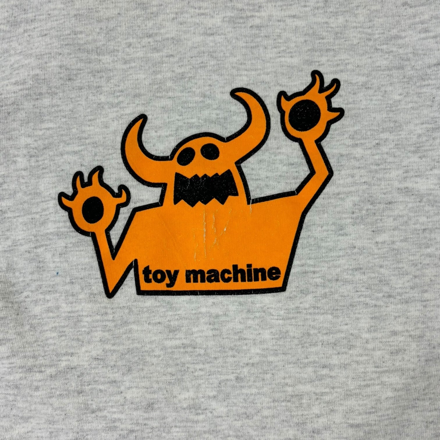 Vintage Toy Machine Logo T-Shirt Grey