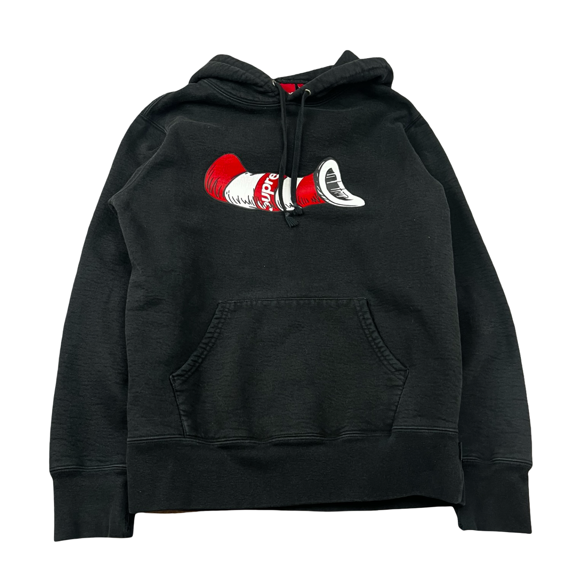 Supreme Cat In the Hat Hooded Sweatshirt Black