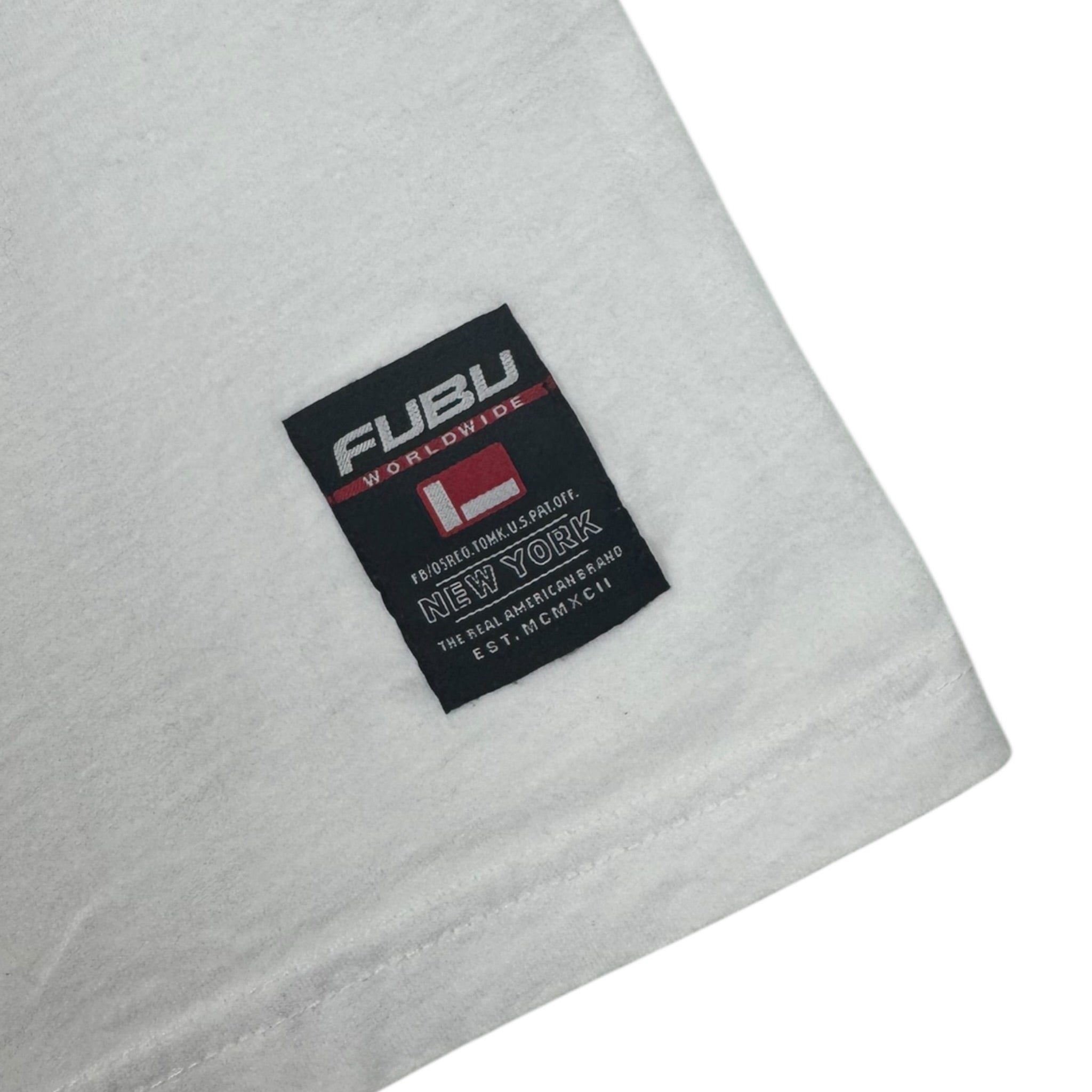 Vintage Fubu Embroidered T-Shirt White