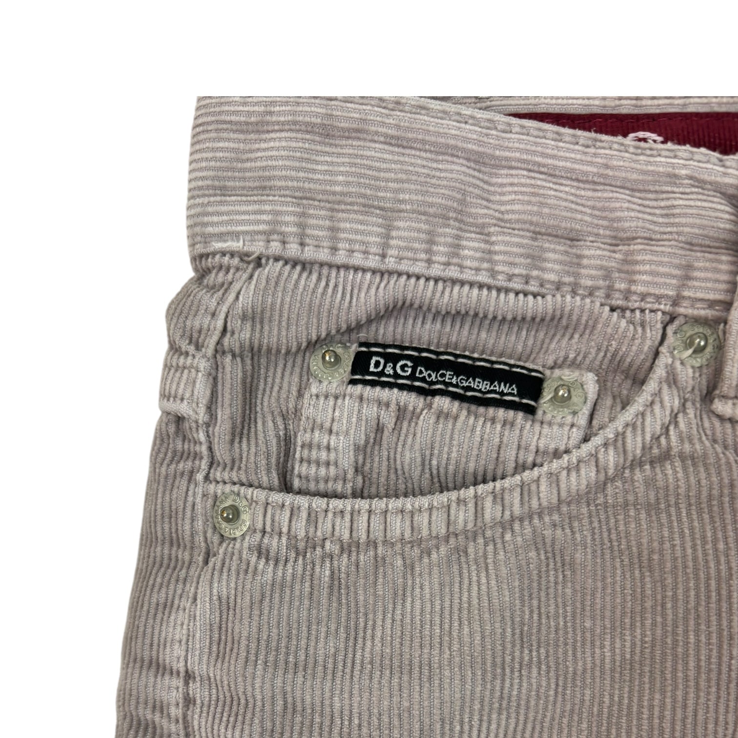 Dolce & Gabbana Corduroy Pants Lavender