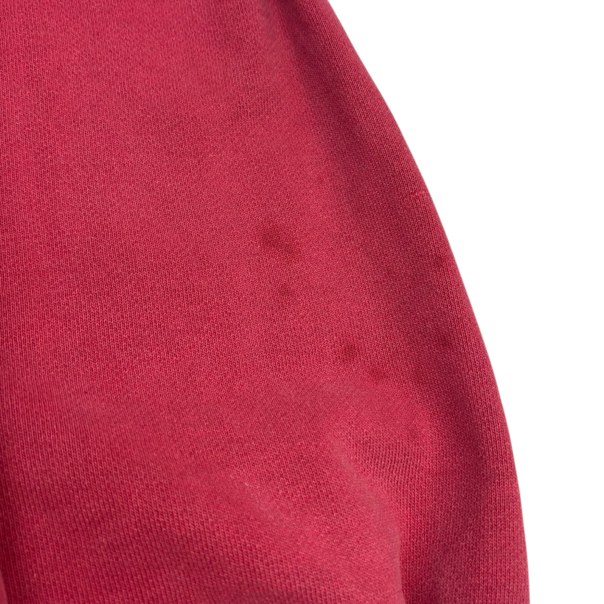 Vintage Coca-Cola Embroidered Crewneck Washed Out Red