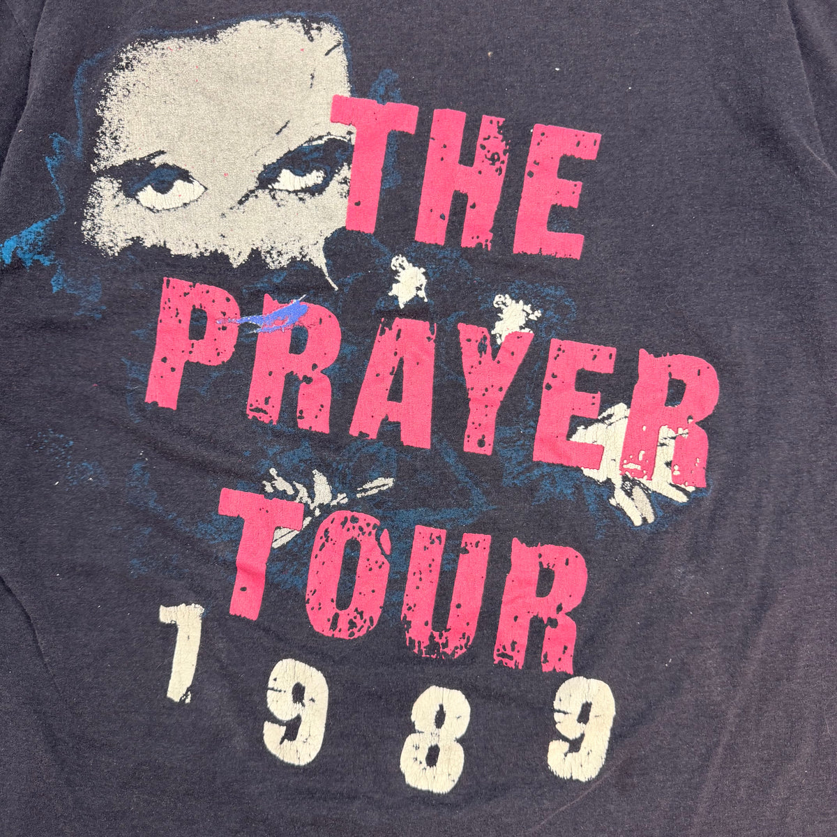 1989 The Cure The Prayer Tour Tee Faded Black
