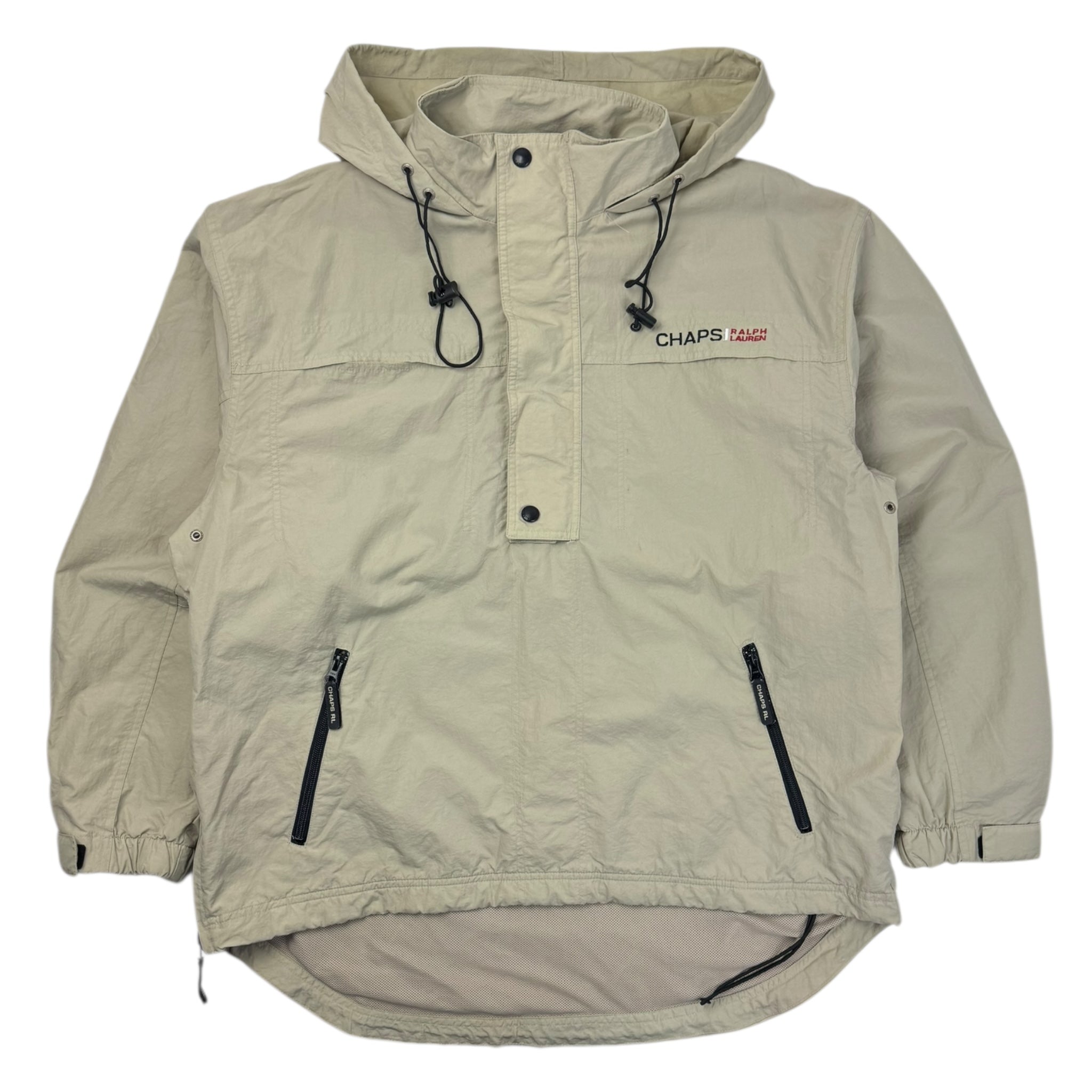 Vintage Chaps Ralph Lauren Anorak Jacket Beige