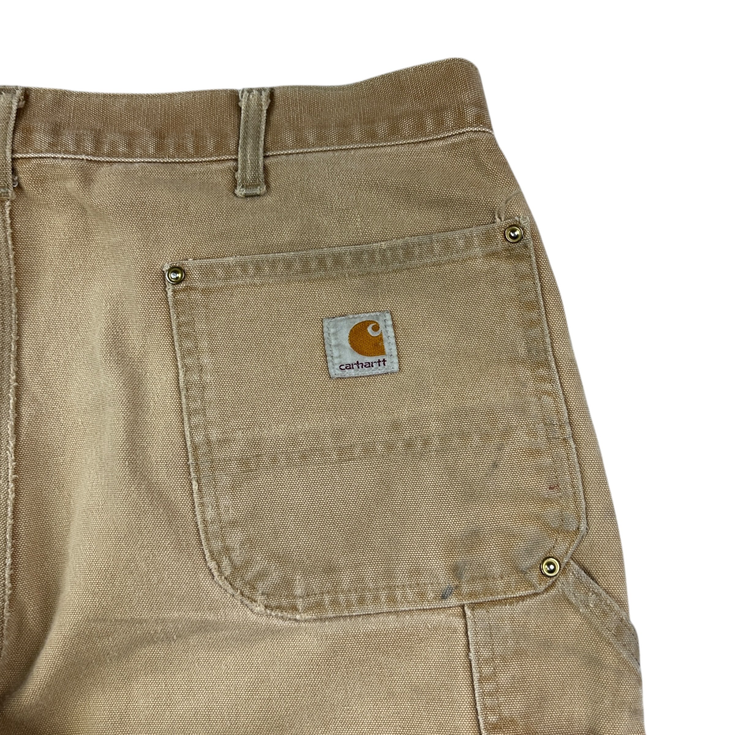 Vintage Carhartt Double Knees Pants Tan