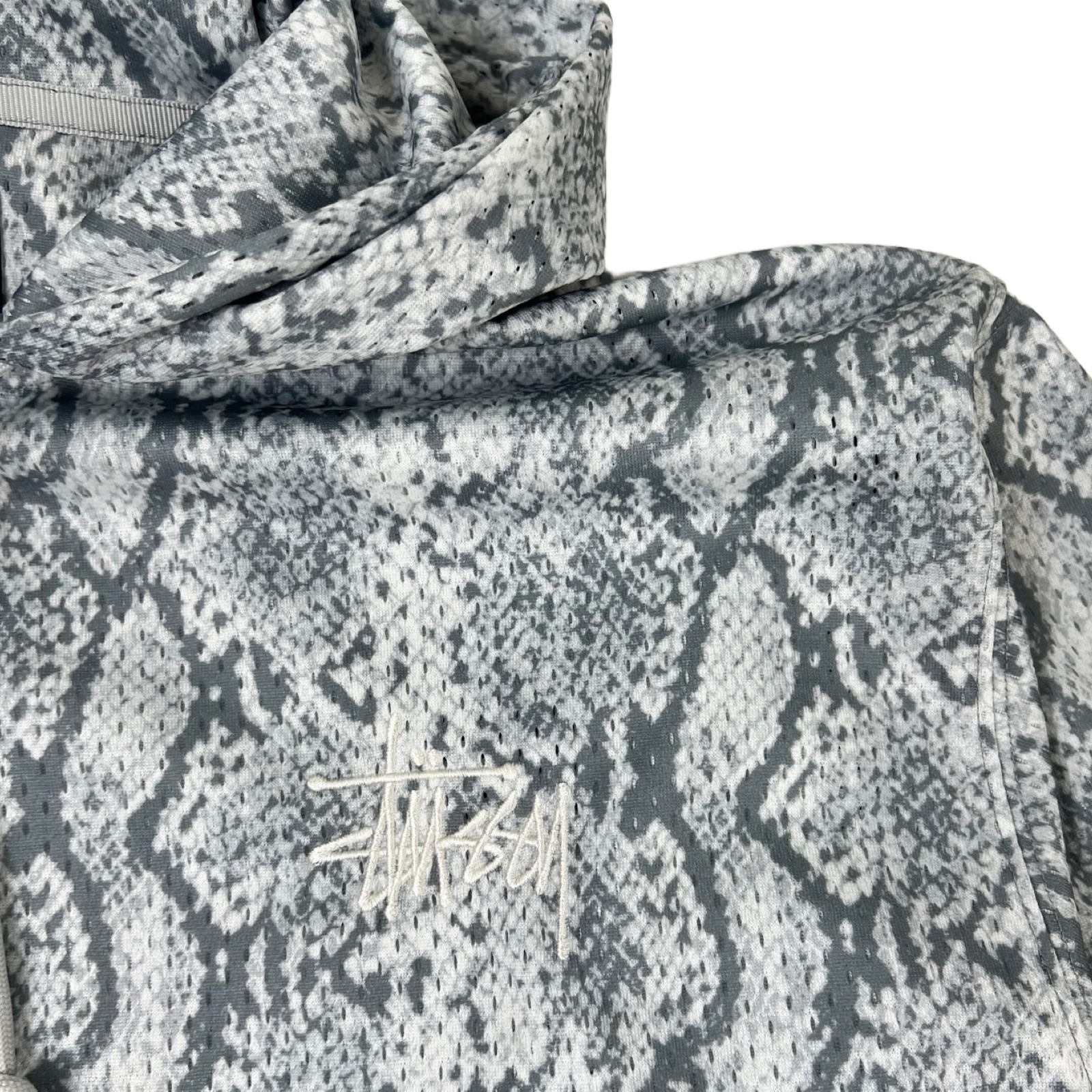 Stüssy Athletic Mesh Snake Zip Hoodie