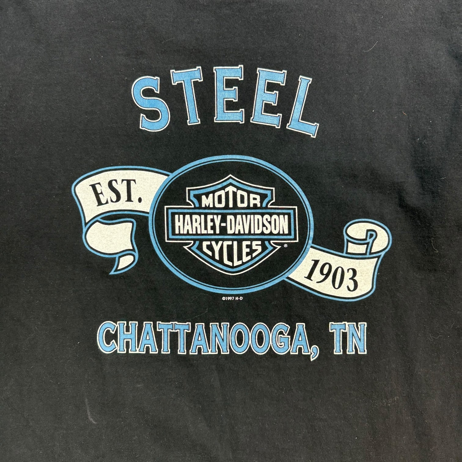 1997 Harley Davidson Of Chattanooga Tee Black