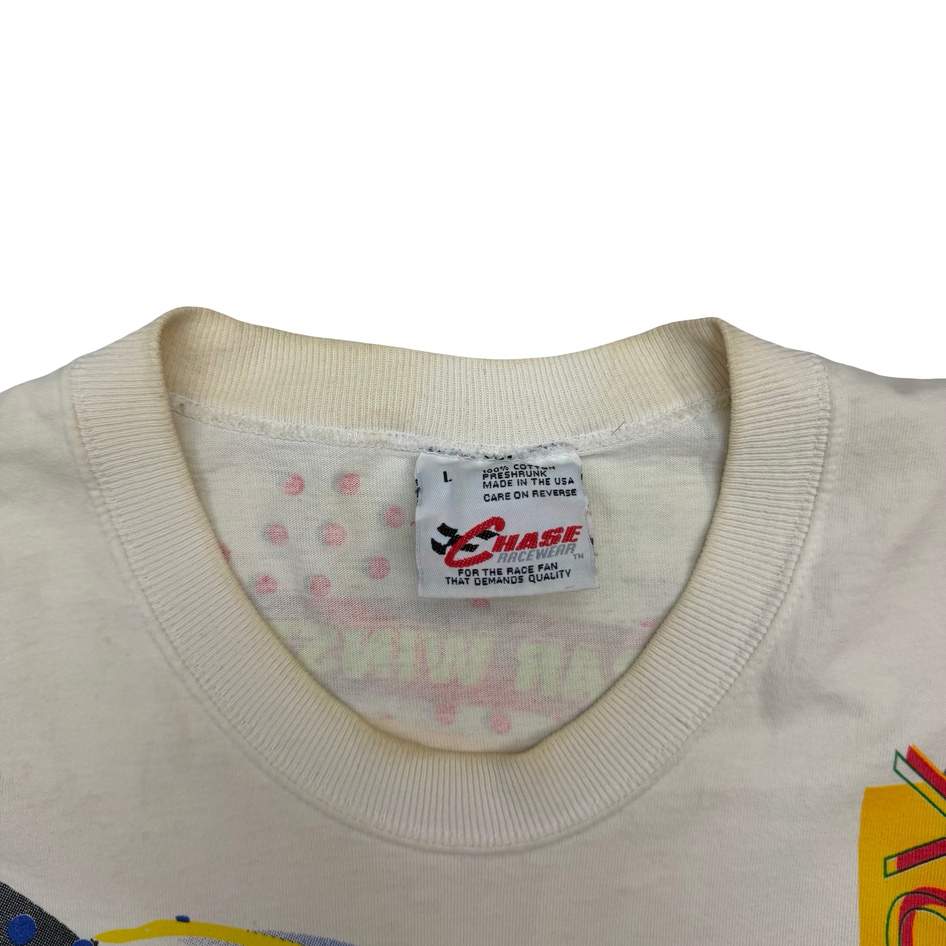 1996 Terry Labonte NASCAR Champion All Over Print Chase Racewear Tee White