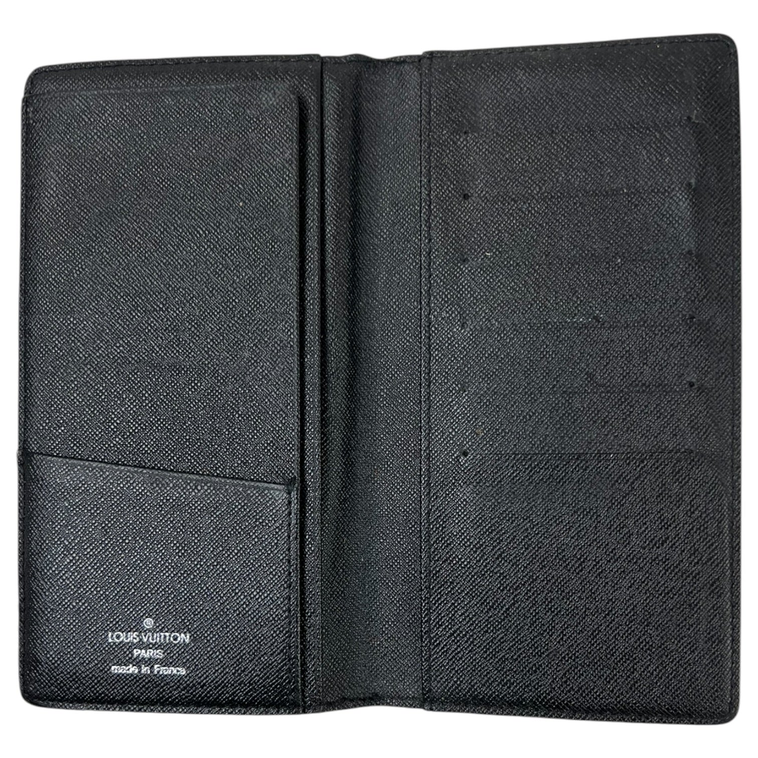 Louis Vuitton Brazza Wallet Epi Black Leather
