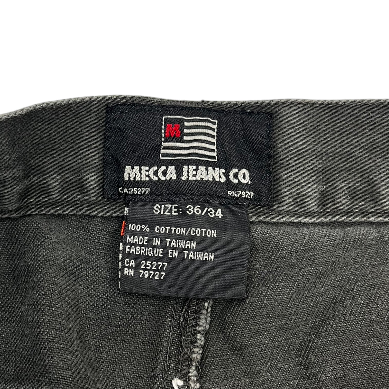 Vintage Y2K Mecca Baggy Pants Charcoal