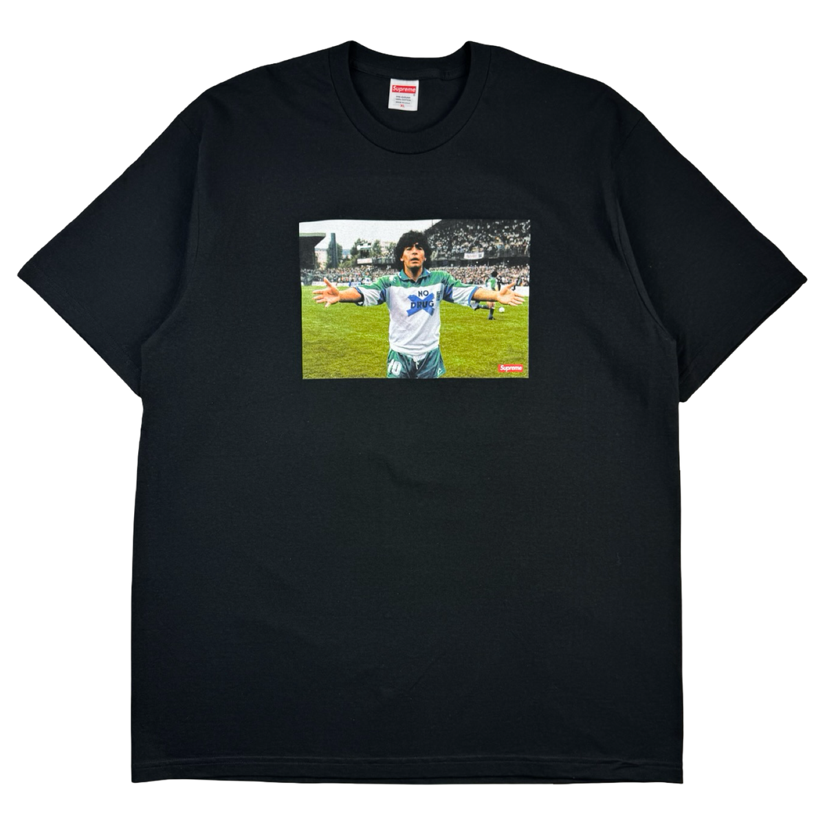 Supreme Maradona Tee Black