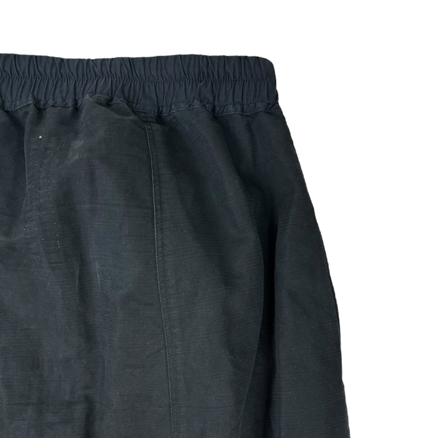 Rick Owens Ripstop Cotton Drawstring Pant Black