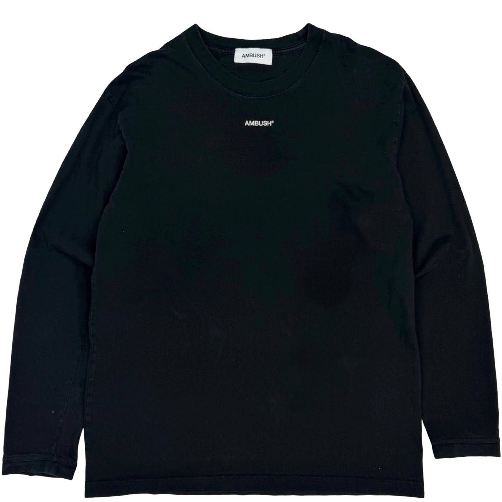 Ambush Black XL Logo Longsleeve Shirt Black
