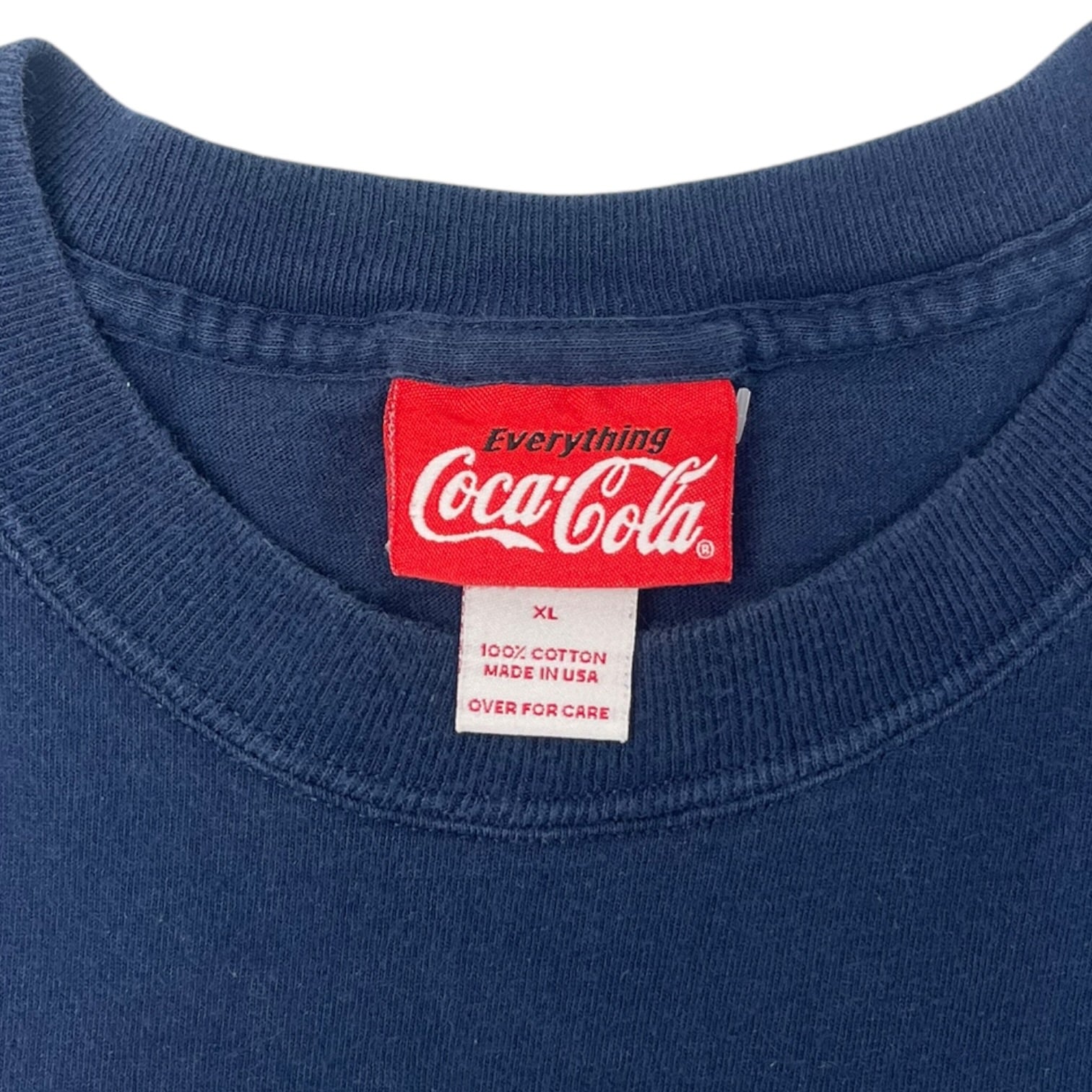 1997 Coca-Cola Bear Promo T-Shirt Navy