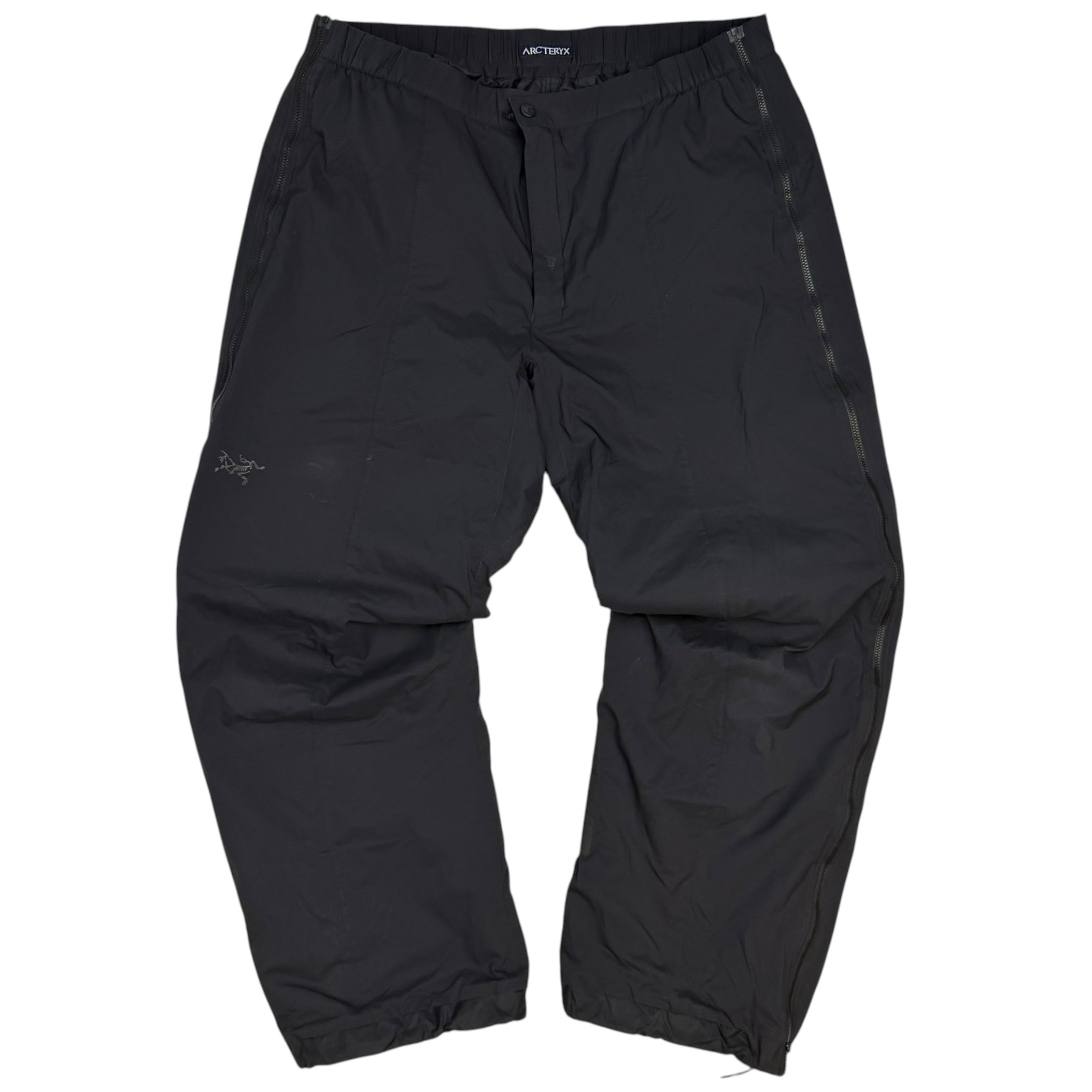 Vintage Arcteryx Sidezip Ripstop Pants Black