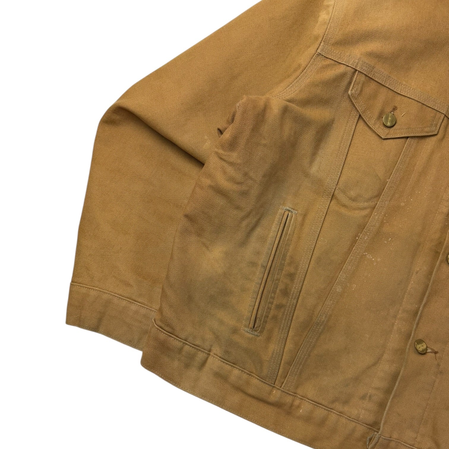 Vintage Carhartt Trucker Jacket Dark Tan