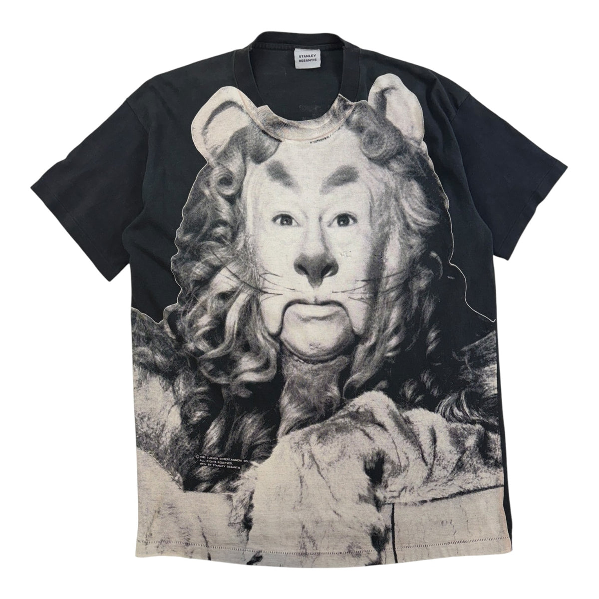 Vintage 1992 Wizard Of Oz “Cowardly Lion” Stanley Desantis AOP T-Shirt