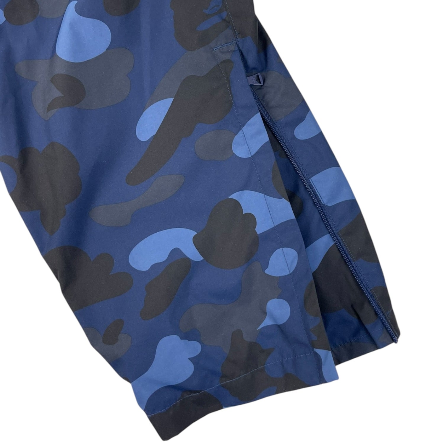 A Bathing Ape Color Camo Wide Fit Sweat Pants Navy
