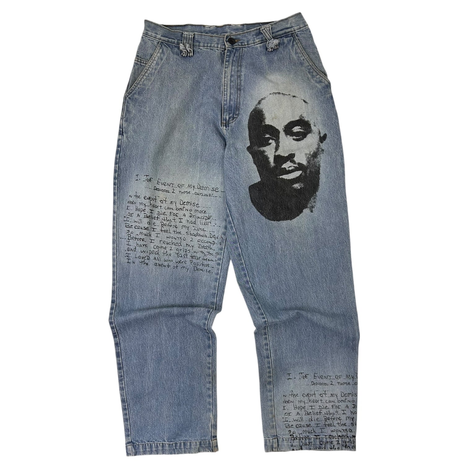 Vintage Y2K Makaveli Tupac Jeans