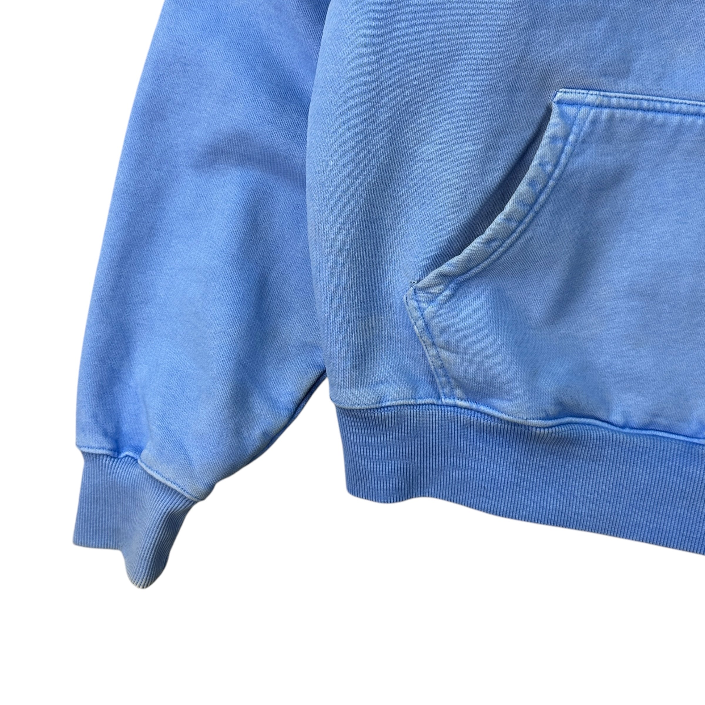 Broken Planet Logo Hoodie Washed Blue