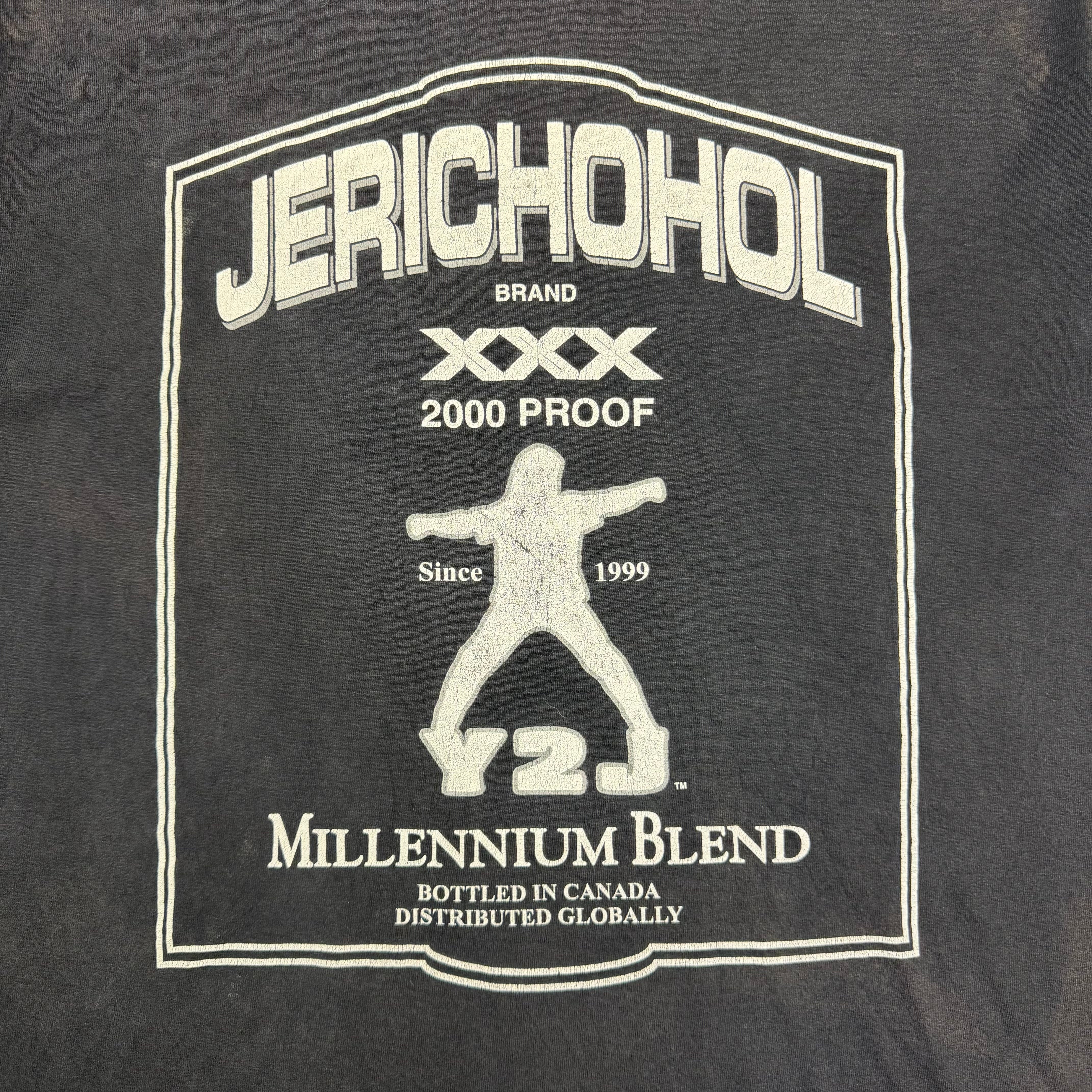 2001 WWE Chris Jericho Y2J 2000 Proof Jerichohol Tee Black