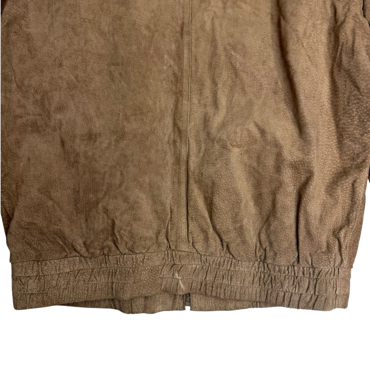 Vintage Serge Saint Yves Suede Jacket Brown