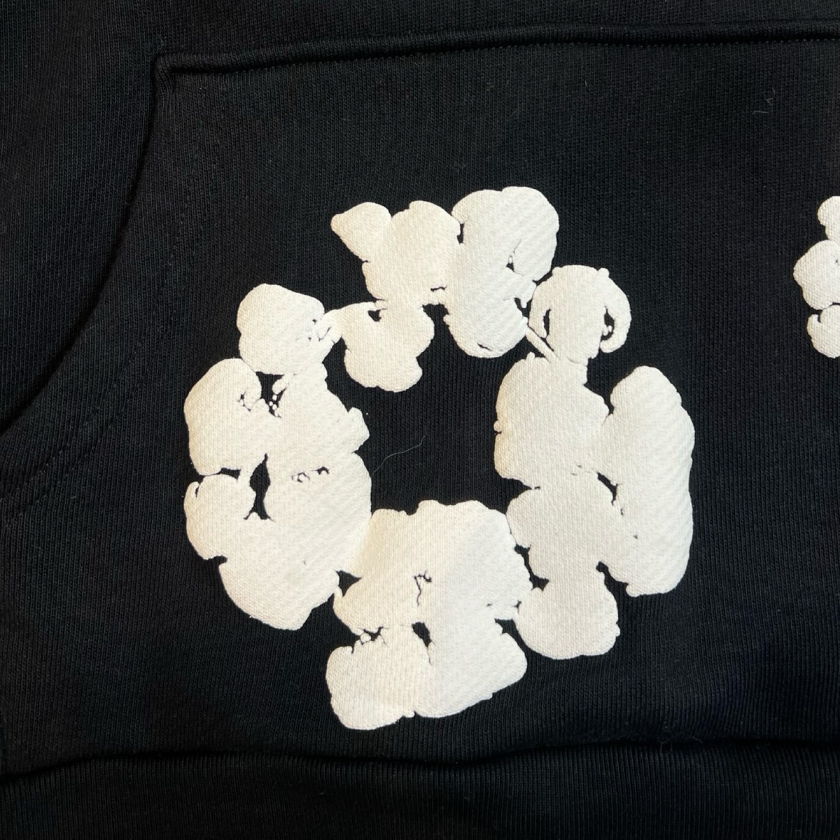Denim Tears Cotton Wreath Hoodie Black