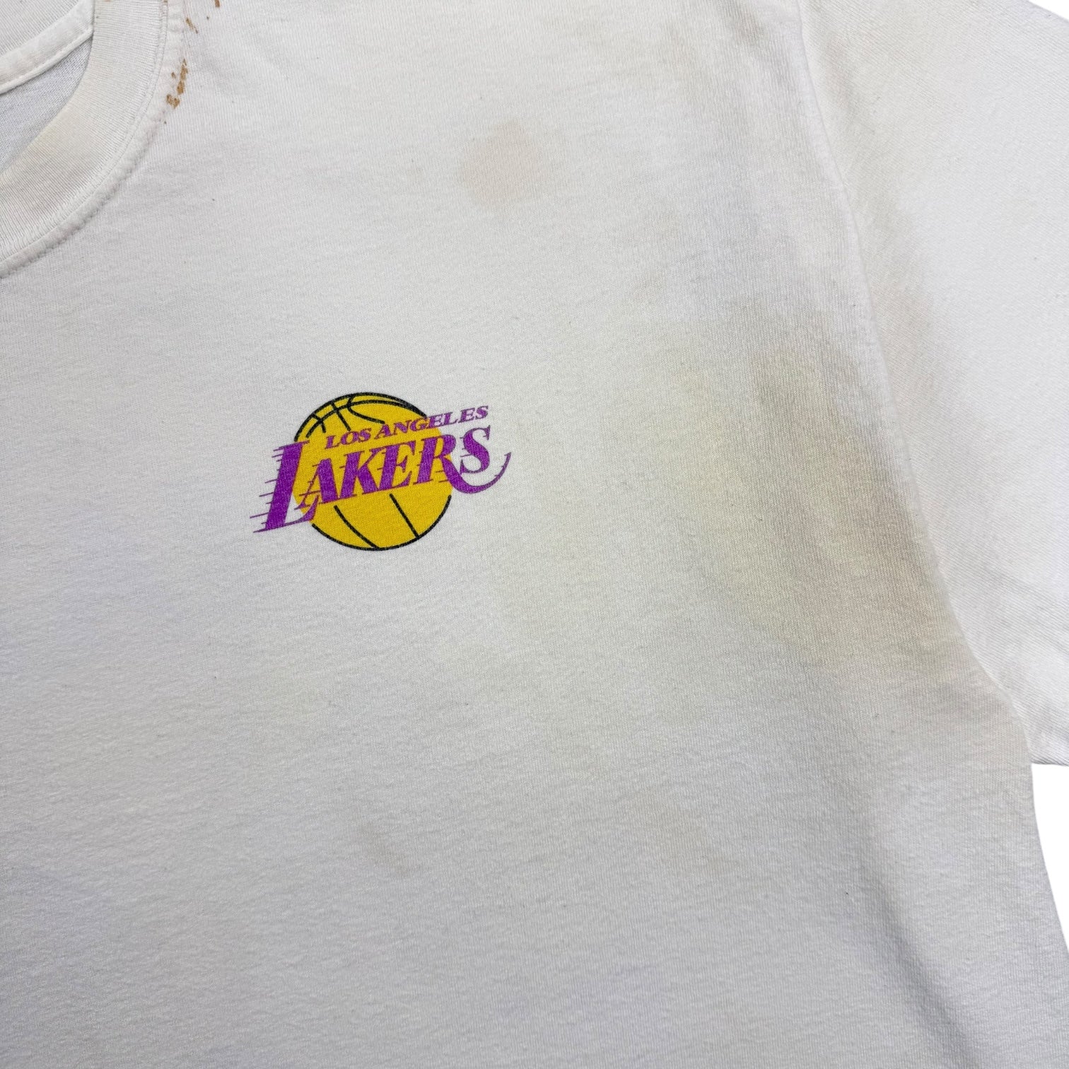 Vintage Los Angeles Lakers World Champs Tee White