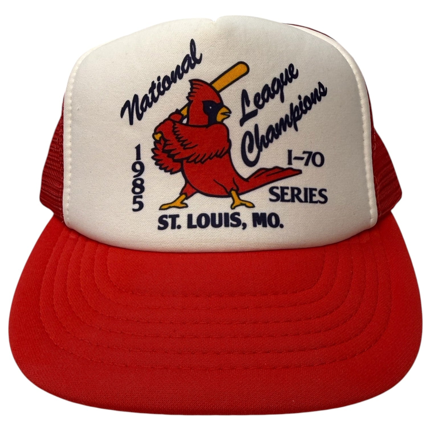 1985 St. Louis Cardinals Champions Trucker Hat