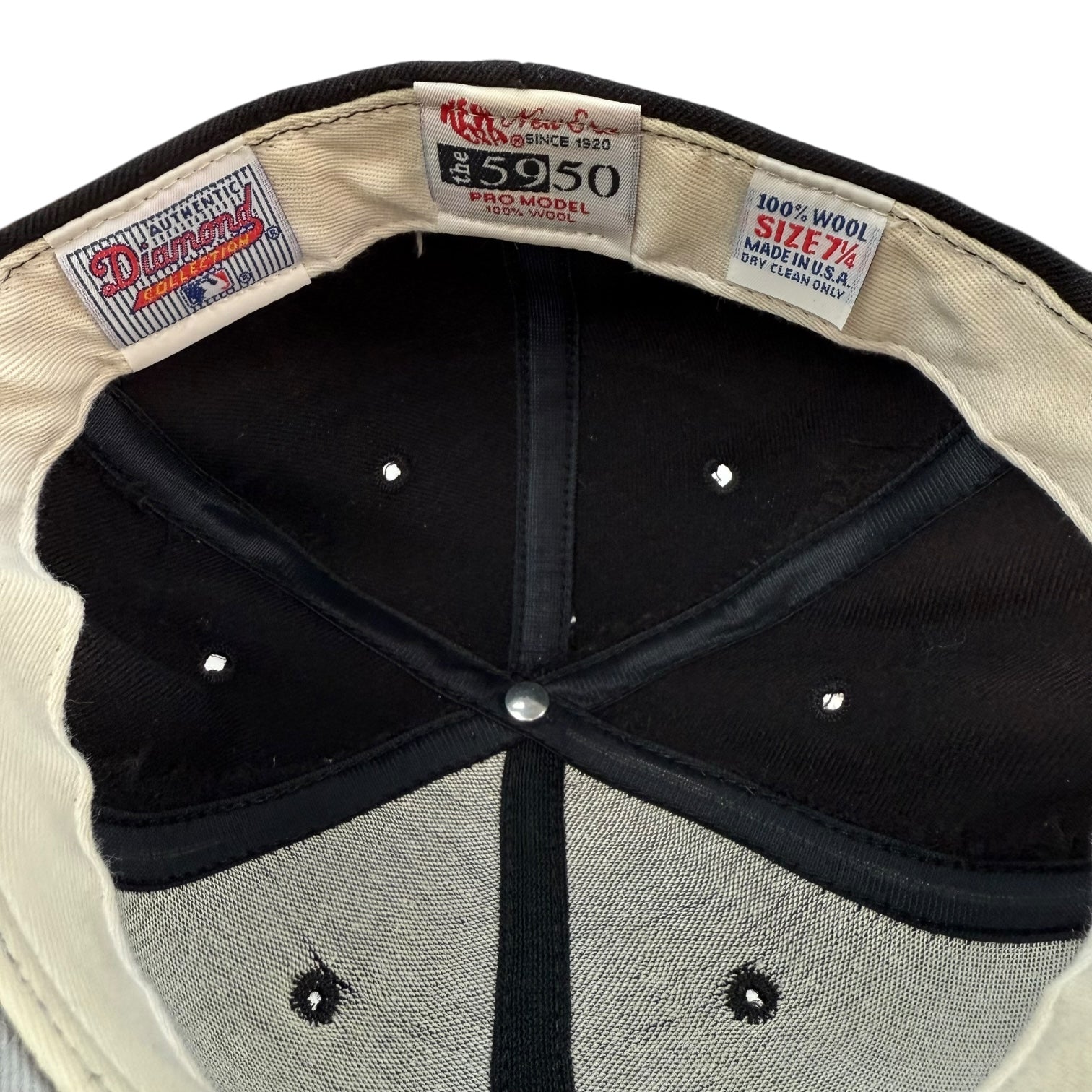 Vintage New Era Arizona DiamondBacks Fitted Hat Black/Teal