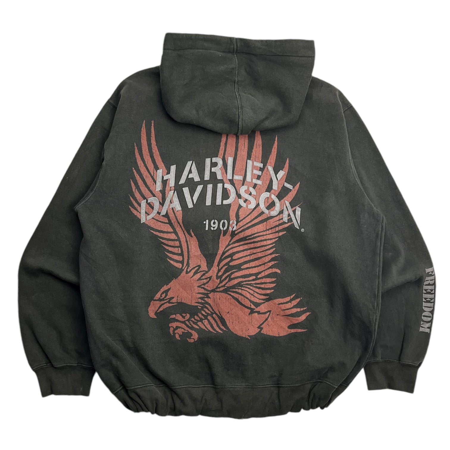 Vintage Harley Davidson Eagle ZipUp Sweater