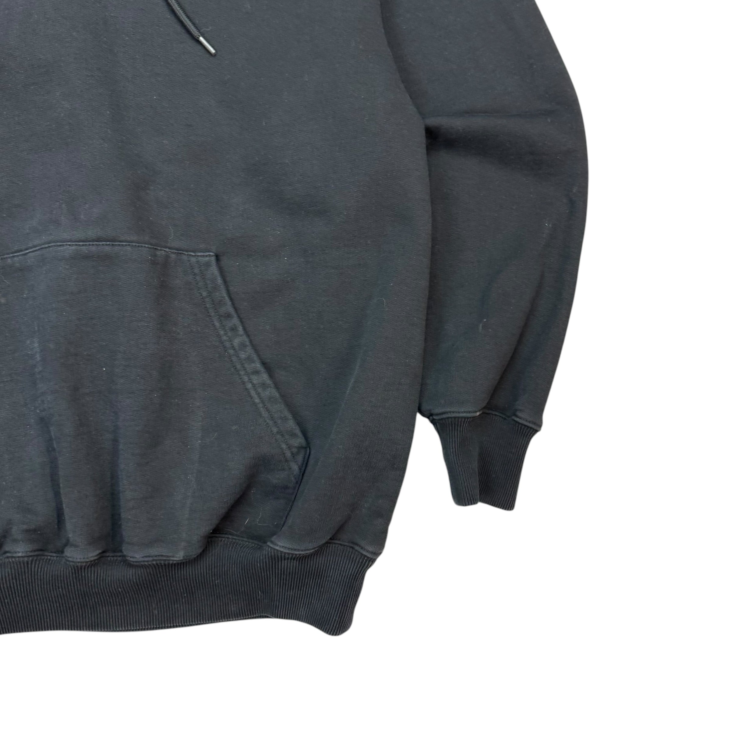 Balenciaga Logo Hood Hoodie Black