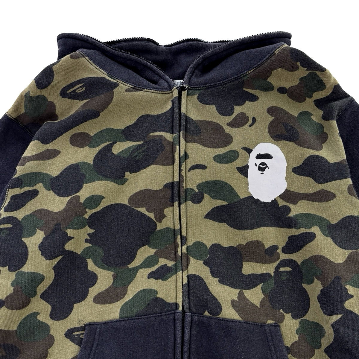BAPE Happy New Year 1st Camo Full-Zip Hoodie Black