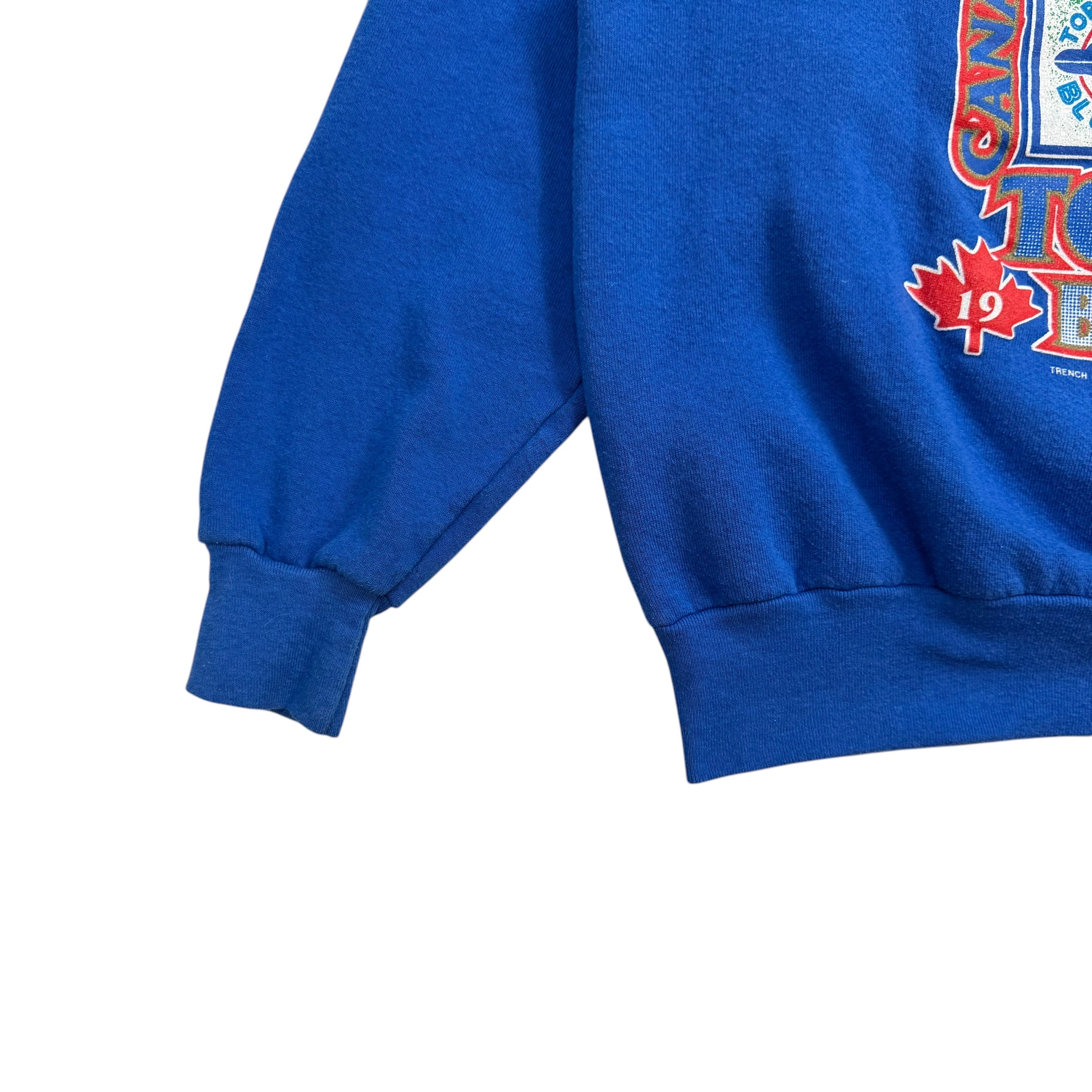 1992 Toronto Blue Jays World Series Crewneck Blue