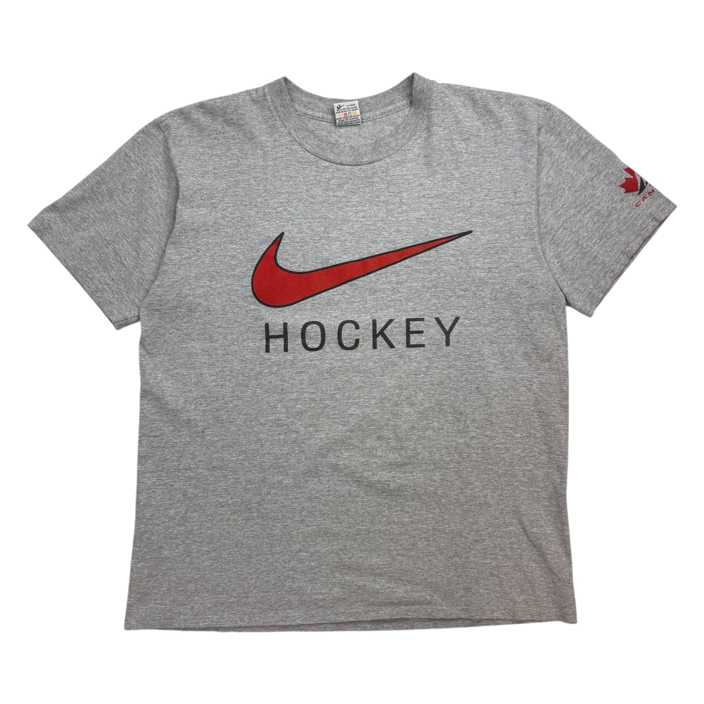 Vintage Nike Hockey Team Canada Tee Grey