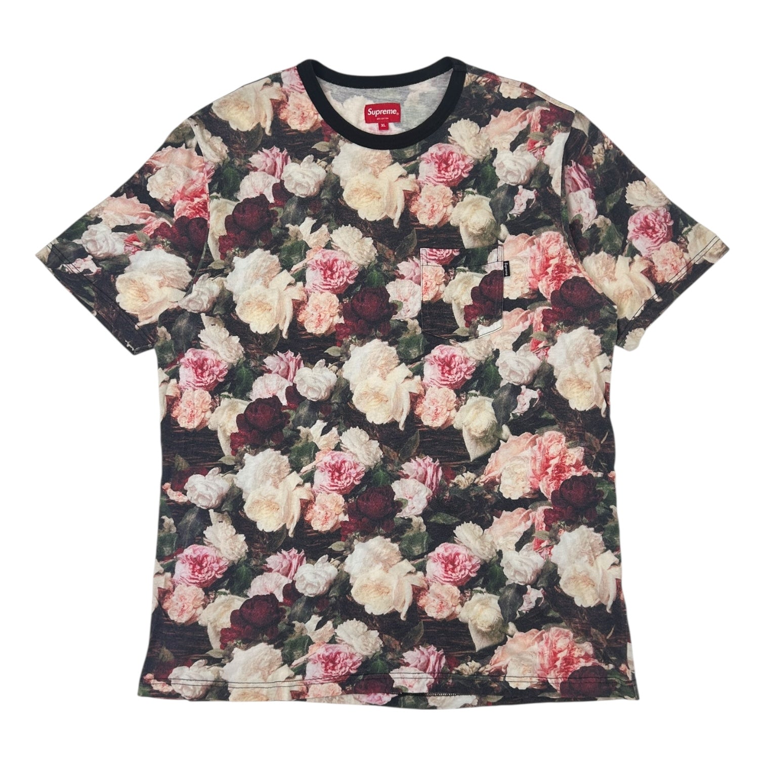 Supreme Power Corruption Lies PCL Pocket T-Shirt Floral