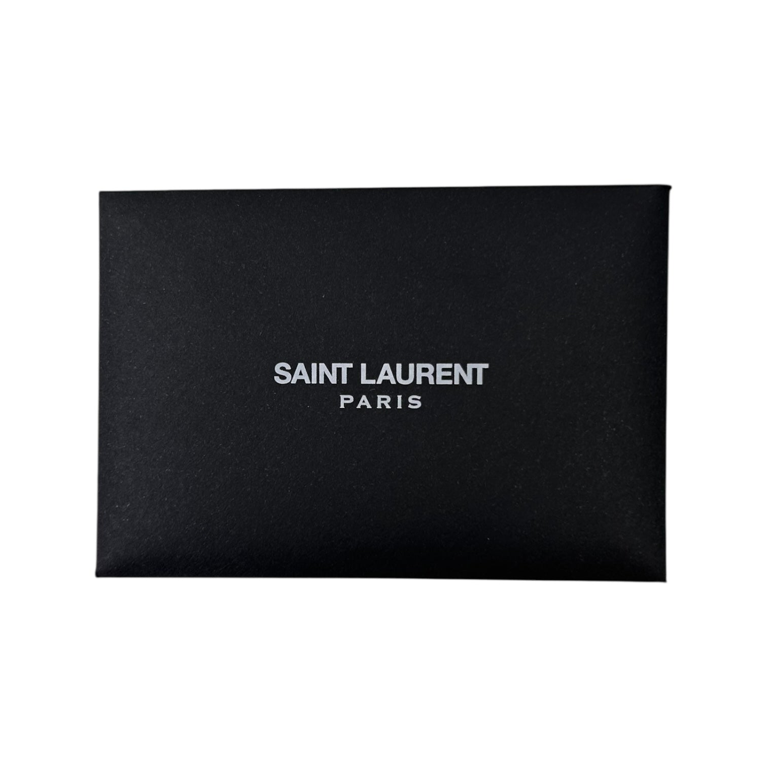 Yves Saint Laurent Leather Card Holder Black